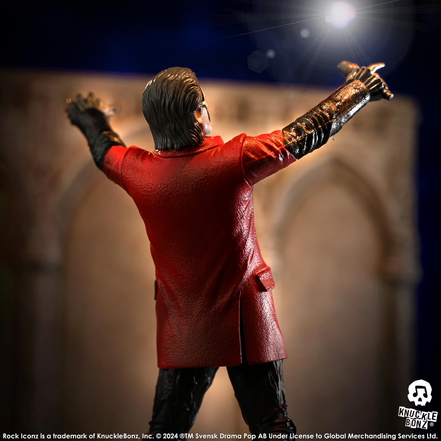 Ghost Papa Emeritus IV Red Jacket KnuckleBonz Statue